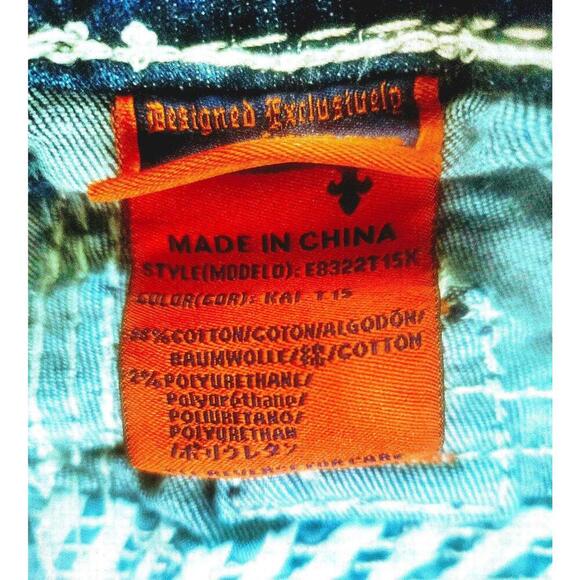 Rock Revivals Dark Wash "Kai" Straight Leg Jeans In Like New Condition, No Flaws - Picture 9 of 9